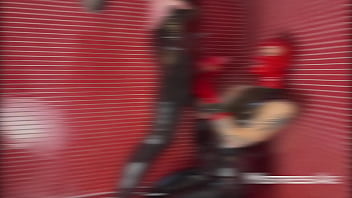 Sloppy bj fun in the shower