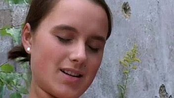 Threesome fucking outdoors