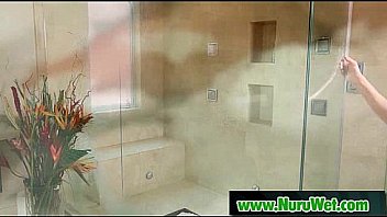 Amazing nuru slippery massage and steamy sex video 03