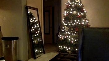 Brunette sucks a dildo deeply