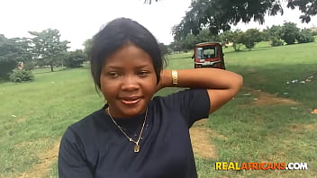 Nigerian girlfriend goes on lovely date with big black cock boyfriend