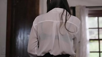 Lesbian scene in the office