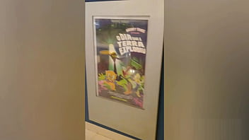 Dwarf woman masturbating at the mall