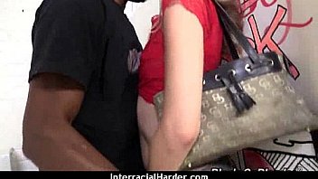 Huge black cock takes little white ass 28