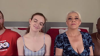 Desperate amateurs winter marina misty scarlett and hot milf angel get their big tits and tight pussies banged hard by big cock in hot swinger action