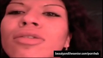 Curly haired teen cindy take an old cock