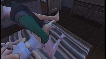 The sims conteudo adulto sexo a tres