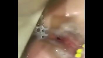 Hot blonde masturbating her pussy