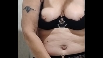 Peeing in the shower wearing kinky undies