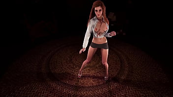 Naughty student emma watson posing half naked in the boys bedroom at night