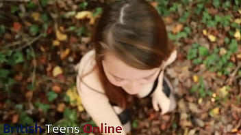 Real 18 year old sloppy bj & swallow