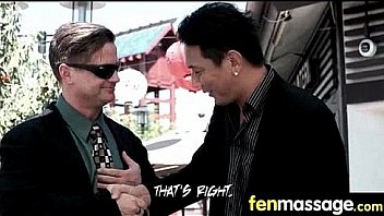 Teen massage gives stud happy ending 3