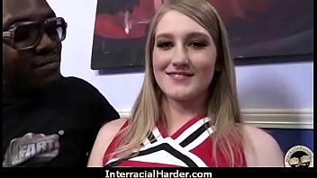 Huge black cock takes little white ass 22