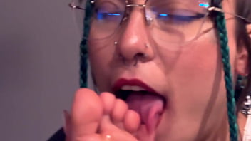 When they craving for toe sucking gets to intense