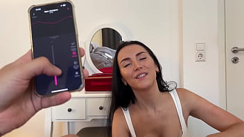 My bestie's husband is controlling my anal plug and me