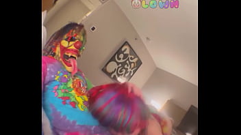 White slut melody parker eating up heavy black dick at the circus