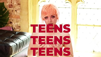 18 year old blonde bombshell ellie gets her pussy eaten and sucks cock