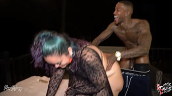 Big booty bbw latina picante jenny gets vacation bbc to squirt for