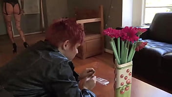 Lesbian stripper whores have fun