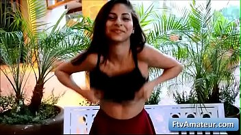 Horny Busty Natural Black Haired Amateur Teen Masturbate Outside On The Porch And Massage Her Nice Juggs thumbnail