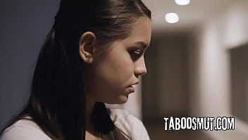 Cute brunette latina teen fucks with her boss while his wife is out