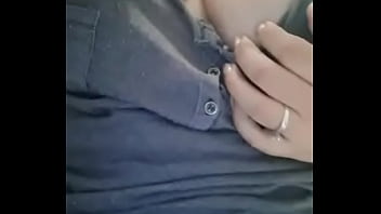 Touching my boobs