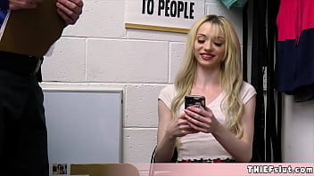 Pretty thief caught and punished on cctv