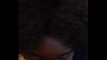 Catching the mouth in the bathroom