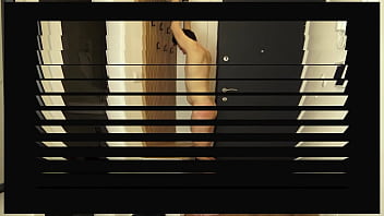 House slave gets his ass spanked red before he has to smell his mistress's feet