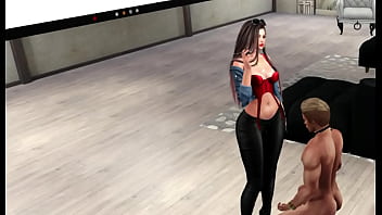 Domme versus sub babydoll