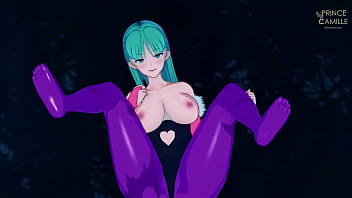 Morrigan is very horny and is looking for sex during the night