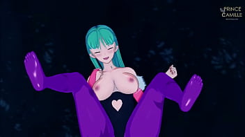 Morrigan is very horny and is looking for sex during the night
