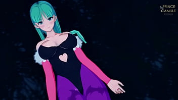 Morrigan is very horny and is looking for sex during the night