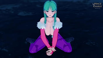 Morrigan is very horny and is looking for sex during the night