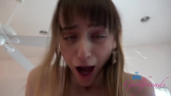 Pretty eyes on super cute girl lana smalls who takes cock deep after sucking on it blwojob hardcore fucking pov amateur