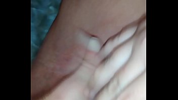 Brian making leah soak the bed fingering her wet pussy