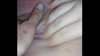 Brian making leah soak the bed fingering her wet pussy