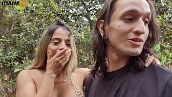 Outdoor sex with annie marin at the mointain with annie marin