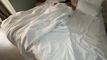 Morning fuck with hairy pussy milf and big tits