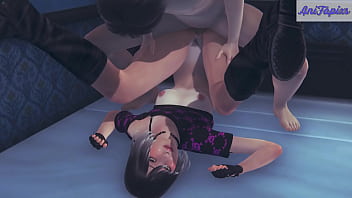 Petite goth girl hard fucked 3d hentai