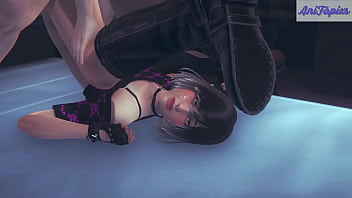 Petite goth girl hard fucked 3d hentai