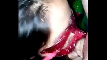 Adicta a la leche se come una gran verga