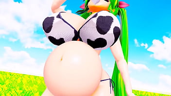 Cow girl milk belly expansion by imbapovi