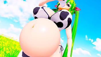 Cow girl milk belly expansion by imbapovi