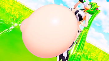 Cow girl milk belly expansion by imbapovi