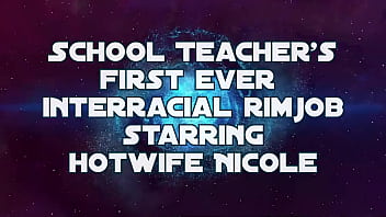 Hotwife nicole licks a black man's ass for the first time