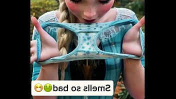 She's unraveling the chill with a playful tug where braids meet bold frozen fortress—this elsa beckons from the edge of enchanted edges