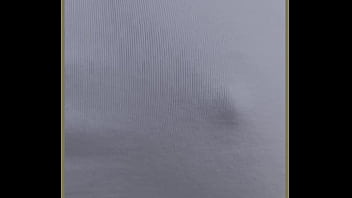 Milf exercises outdoors with no bra