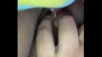 Playing with her pussyi