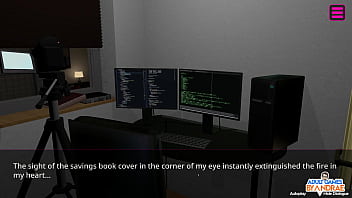 Ep3 luna masturbating in the washroom with her dildo female anchor next door